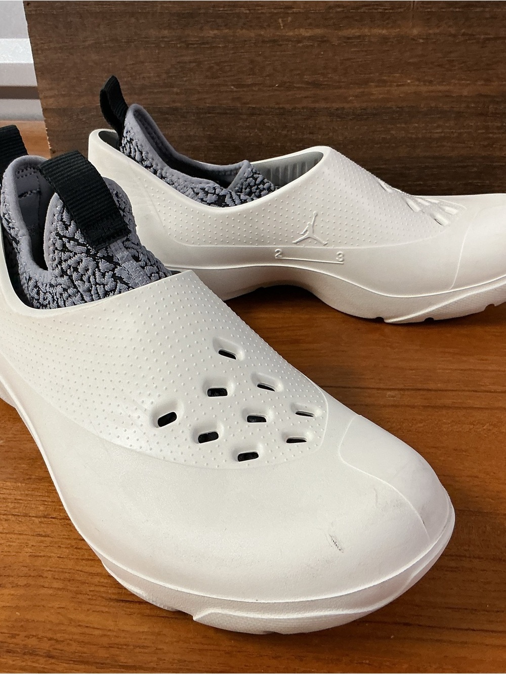 Nike Jordan System.23 Sail Cement Slip On Clog With Liner DN4890-101 Men Size 10